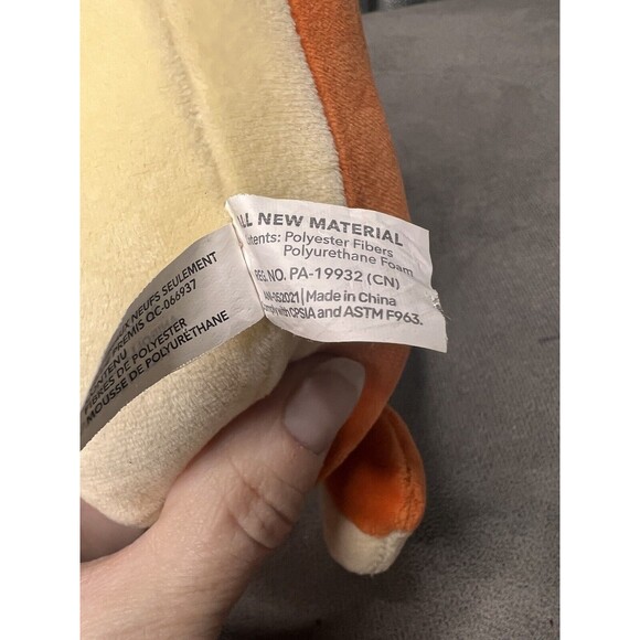 Anirollz Orange Fox Foxiroll Shrimp Sushi Nigiri Rice Stuffed Animal Plush 6 In - Picture 12 of 16